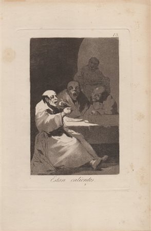 Francisco Goya (1746 - 1828) 
Están calientes | El vergonzoso | Sopla |  Está vm... | Nadie nos ha visto  
 