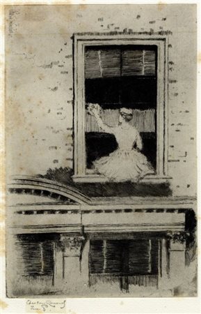 Théodore Casimir Roussel (1847 - 1926) 
Window cleaner, Chelsea 1888
 