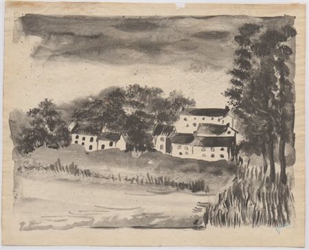 Maurice de Vlaminck (1876 - 1958) 
La Naze, le village 1926
 