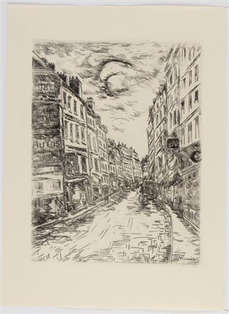 Maurice de Vlaminck (1876 - 1958) 
Rue de la Glaciere 
 