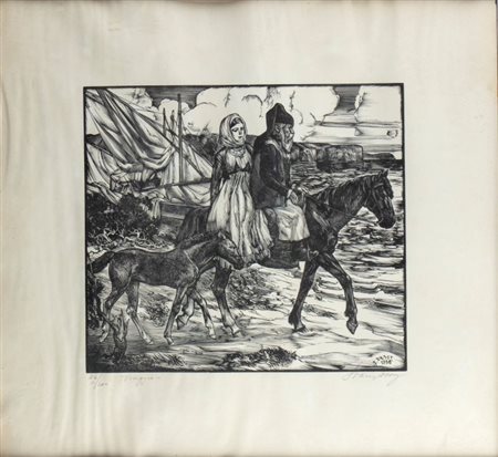 STANISLAO DESSY (Arzana, 1900 - Sassari, 1986) 
Viaggio 1936
 