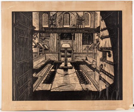 Bruno Marsili (Bruno da Osimo) (1888 - 1962) 
S. Maria in Valle a Cividale del Friuli 1936
 