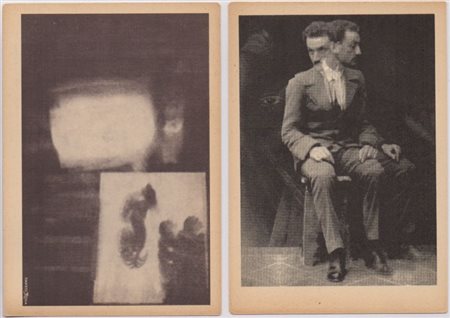 
Il pittore Giacomo Balla | Gustavo Bonaventura ritratto fotodinamico di A. G. Bragaglia 
 