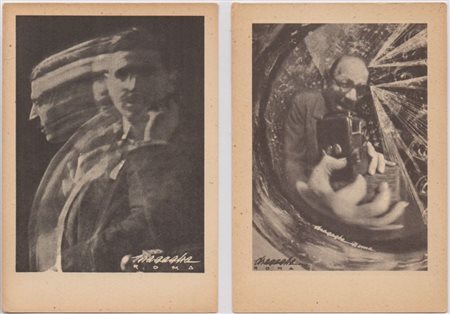  
Il pittore Francesco Trombadori | Arturo Bragaglia. Fotodinamica Futurista 
 