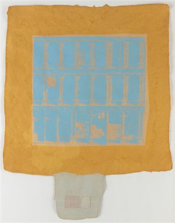 ROBERT RAUSCHENBERG (Port Arthur, 1925 - Captiva Island, 2008) 
Hind, da Pages and Fuses 1974
 