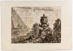Giovanni Battista Piranesi (Mogliano Veneto, 1720 - Venezia, 1778) 
Vedute di Roma disegnate ed incise da Giambattista Piranesi architetto veneziano 
 