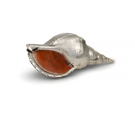 GRANDE CONCHIGLIA RIVESTITA IN ARGENTO STERLING, M