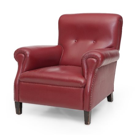 POLTRONA RIVESTITA IN PELLE, POLTRONA FRAU, XX SEC