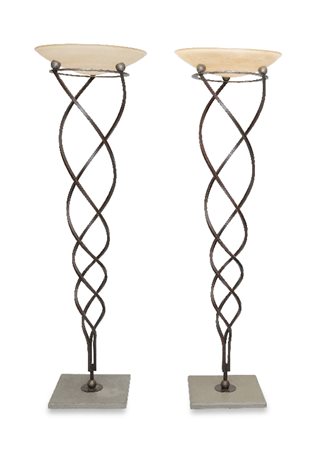 COPPIA DI LAMPADE MODELLO ANTINEA", J"