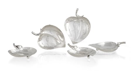 CINQUE CIOTOLINE IN ARGENTO STERLING, TIFFANY & CO