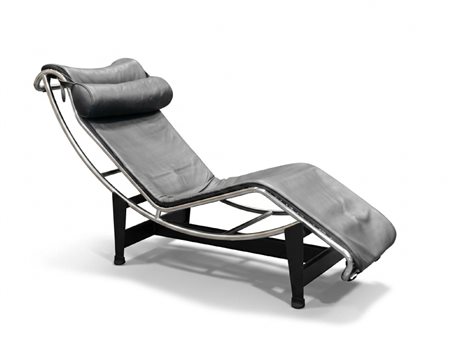 CHAISE LONGUE LC4, LE CORBUSIER, CASSINA, ANNI '80