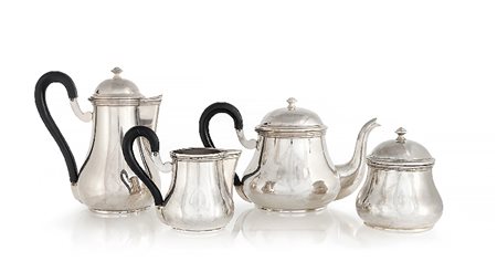 SERVIZIO DA TE' E CAFFE' IN ARGENTO, XX SECOLO, co