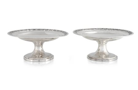 COPPIA DI ALZATE IN ARGENTO STERLING, TIFFANY & CO