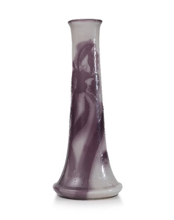 VASO IN VETRO DOPPIO LUCIDATO A FUOCO, GALLE', 190