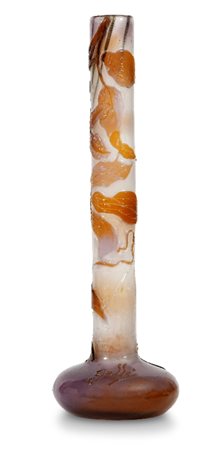 VASO SOLIFLORE IN VETRO DOPPIO LUCIDATO A FUOCO, G