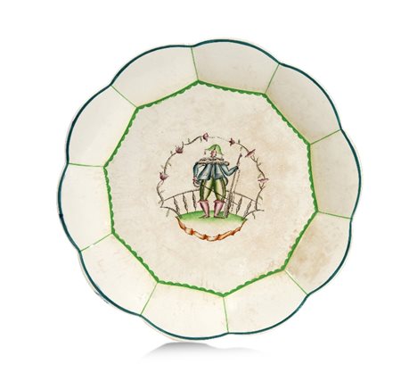 GRANDE PIATTO IN CERAMICA, LAVENIA, 1930 CA