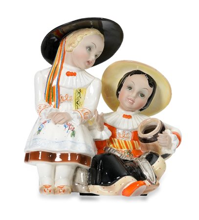 AMICHETTE VICENTINE" IN CERAMICA, C"