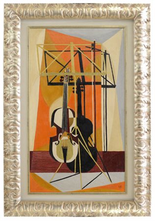 MICHELANGELO CONTE - Composizione di strumenti musicali, 1950