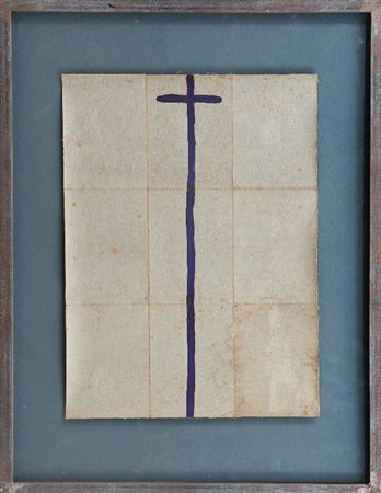 JAMES BROWN - Study for Cross (Giallo di Napoli), 1987