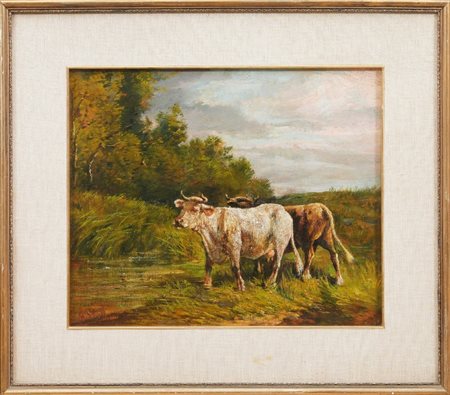 GIUSEPPE PALIZZI - Buoi al pascolo