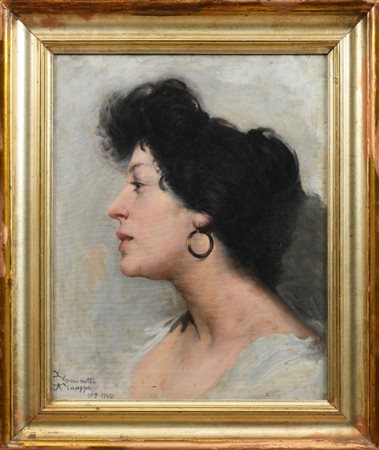 GIUSEPPE COMINETTI - Volto di donna, 1900