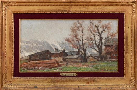 MARIO MORETTI FOGGIA - Capanne in montagna (Macugnaga)
