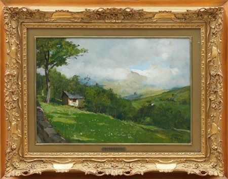 LORENZO DELLEANI - Sole e vapori, 1894