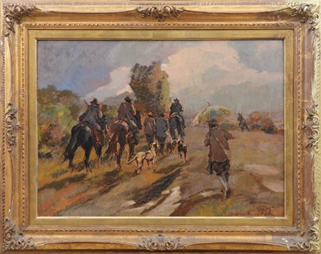 CARLO DOMENICI - Battuta di caccia