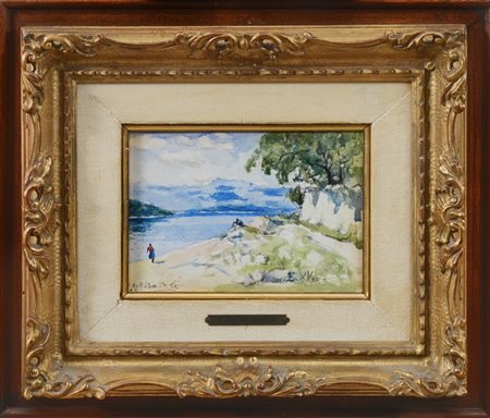 DOMENICO DE BERNARDI - Il lago Maggiore a Reno