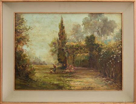 CESARE GHEDUZZI - Figure nel paesaggio