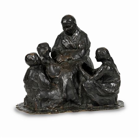 EUGENIO PELLINI - Nonna con i nipoti