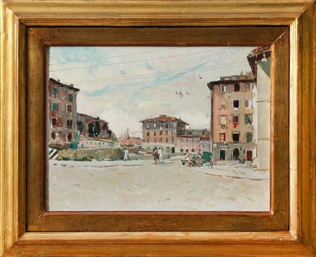 FRANCESCO CANGIULLO - Scorcio cittadino