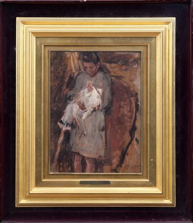 CESARE CIANI - Bimba e gallina