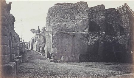 MacPHERSON ROBERT (1814 - 1872) Lotto composto da n. 2 stampe. Roma, Muro...