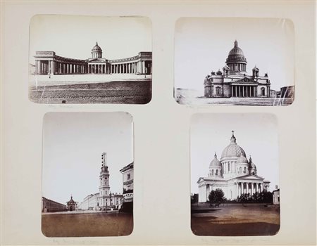 HUARD EMILE (1860 - 1870) Vedute di St.Petersburg. Lotto composto da n.15...