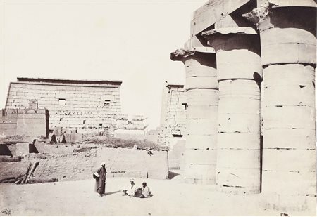 FRITH FRANCIS (1822 - 1898) Veduta di Luxor. 1857. Stampa all'albumina. Cm...