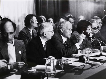 MARIO DONDERO (n. 1928) Leonid Plyushch, Henri Cartan e Laurent Scwartz al...