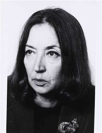 BELLUSCHI ENRICO (1934 - 2009) La scrittrice Oriana Fallaci. 1980. Stampa...