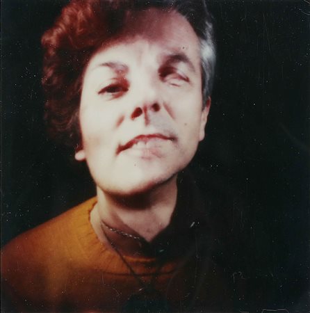 GIOLI PAOLO (n. 1943) Luciana Mulas e marito. 1978. Polaroid. Cm 7,90 x 7,90....