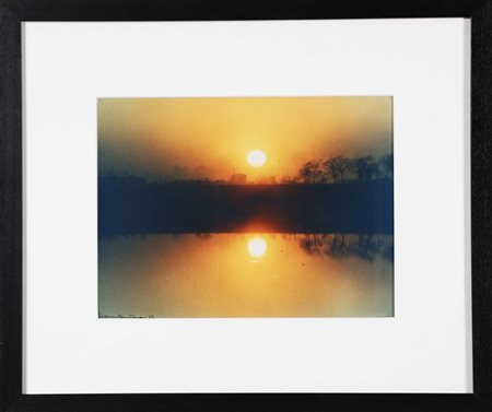 FONTANA FRANCO (n. 1933) Tramonto. 1973. Stampa C - print. Cm 39,00 x 30,00....