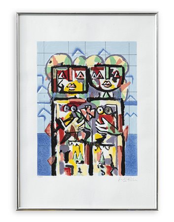 IBRAHIM KODRA (1918-2006) - Senza Titolo