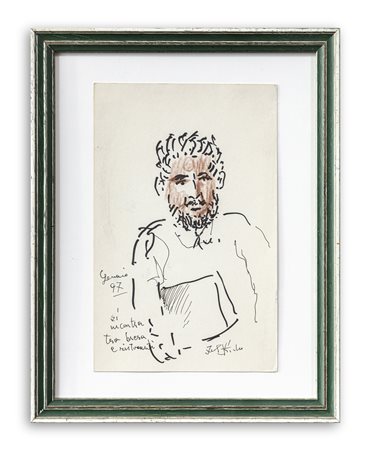 IBRAHIM KODRA (1918-2006) - Senza Titolo, 1997