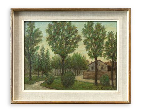 ERMINIO SOLDERA (1874-1955) - Piazzale Susa. Cascina Vione