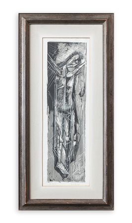 FLORIANO BODINI (1933-2005) - Senza Titolo (Crocefissione)