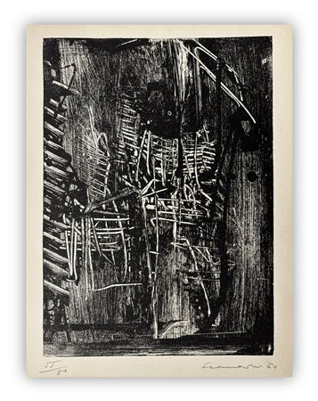 EMILIO SCANAVINO (1922-1986) - Senza Titolo, 1960