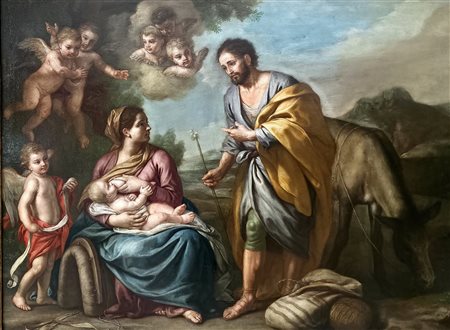 Riposo durante la fuga in Egitto 