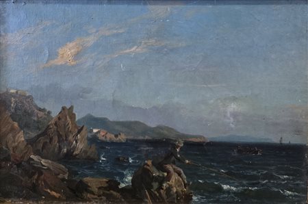 Marina con pescatore