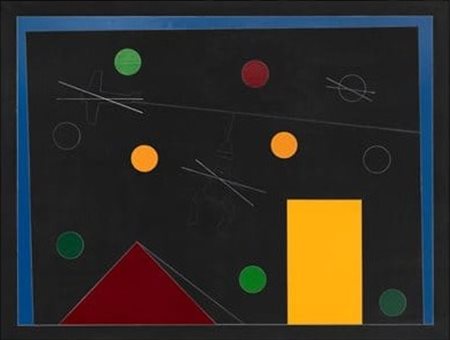 Franco Angeli “Elementi” anni ‘80