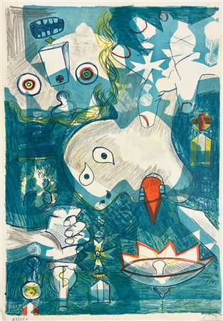 Enrico Baj “Baj chez Picasso” 1969