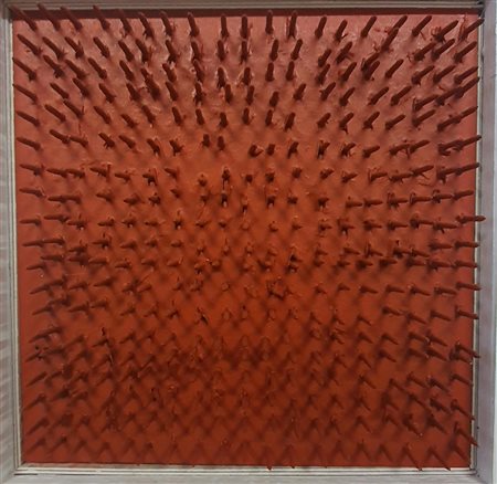 Bernard Aubertin “Tableau clous” 1969